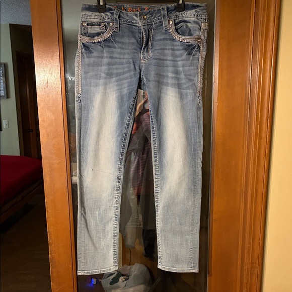 Rock Revival Denim - Rock Revival Light Blue Skinny Jeans